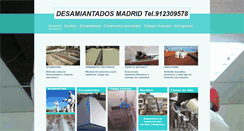 Desktop Screenshot of desamiantadosmadrid.com