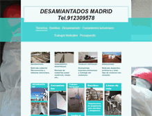 Tablet Screenshot of desamiantadosmadrid.com